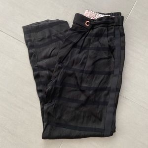 Ted Baker Striped Black Pants